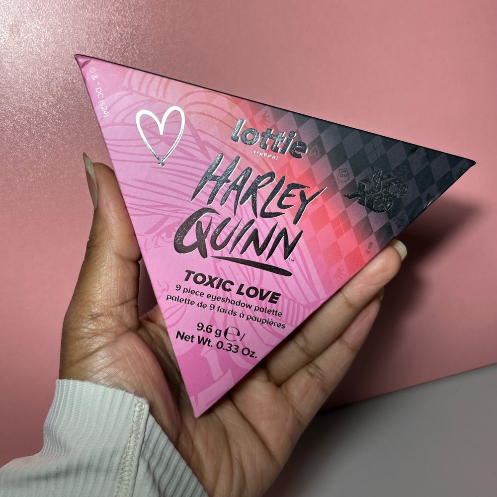 NEW Lottie London Harley Quinn Toxic Love 9 Shade Eyeshadow Palette